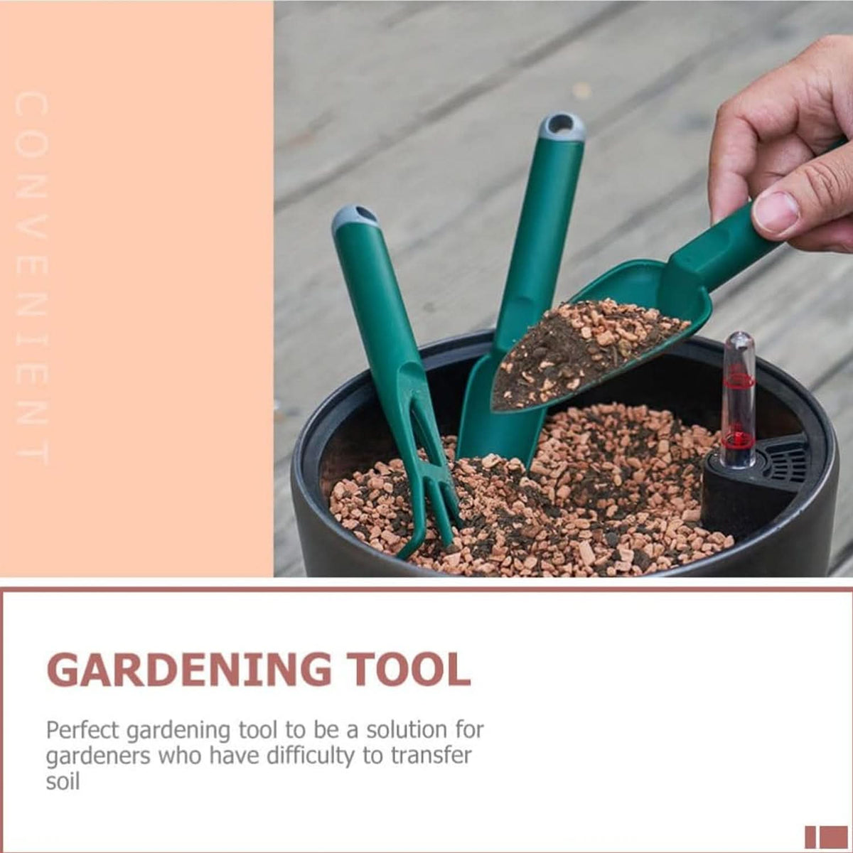 Heavy-Duty Garden Hand Trowel – Mini Planter & Potting Tool HP DD