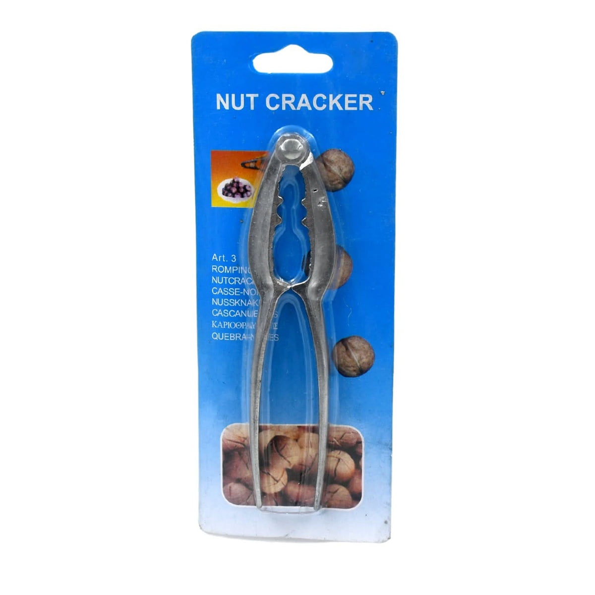 Luxury Die-Cast Walnut Cracker Stainless Alloy Nut Cutter HP DD