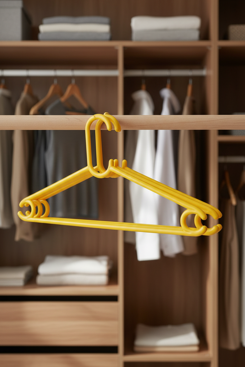 Modi - Plastic Cloth Hanger Set - 3 Pcs SUPER
