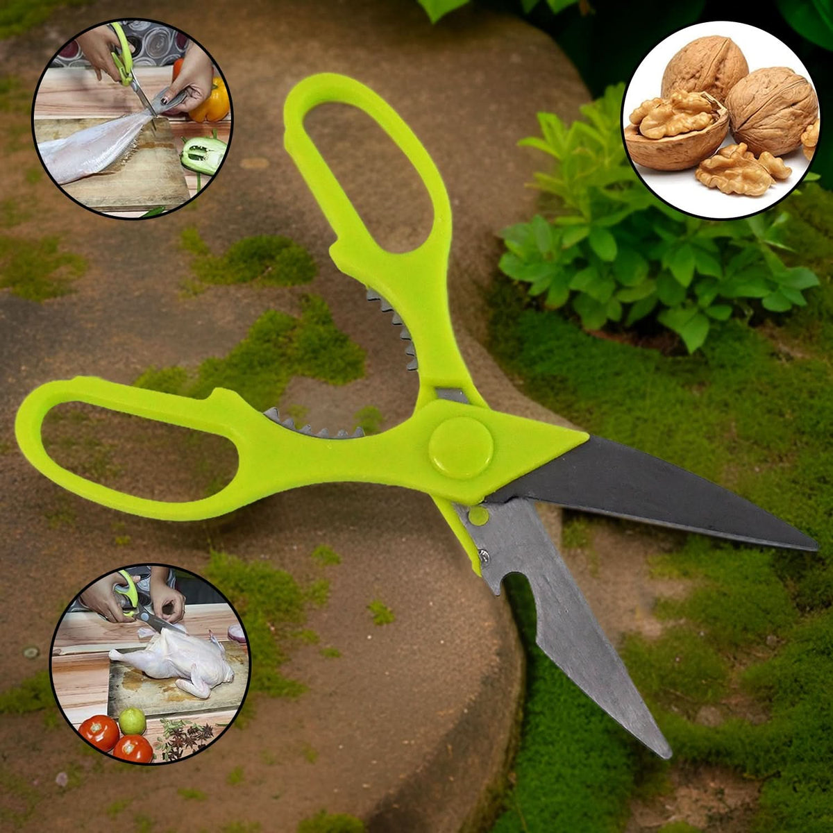 4-piece Kitchen Cutting Set Scissors Peeler Grater Slicer And Knife HP DD