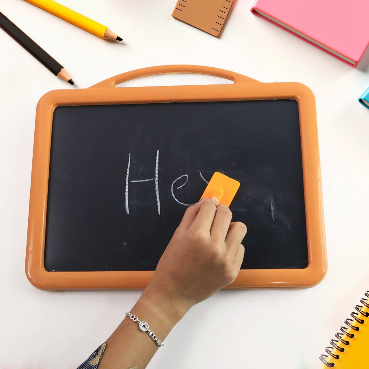 2-in-1 Double-sided Write And Wipe Educational Drawing Board For Kids (1 Set) HP DD
