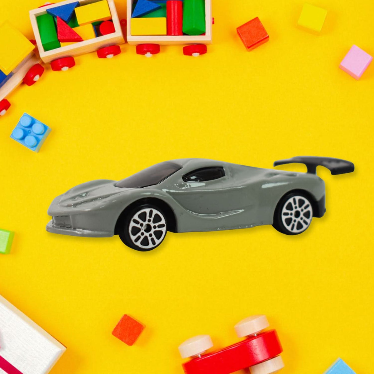 Metal Mini Car Toy Free Wheel Toy Vehicle (Multicolor 1 Pc) HP DD
