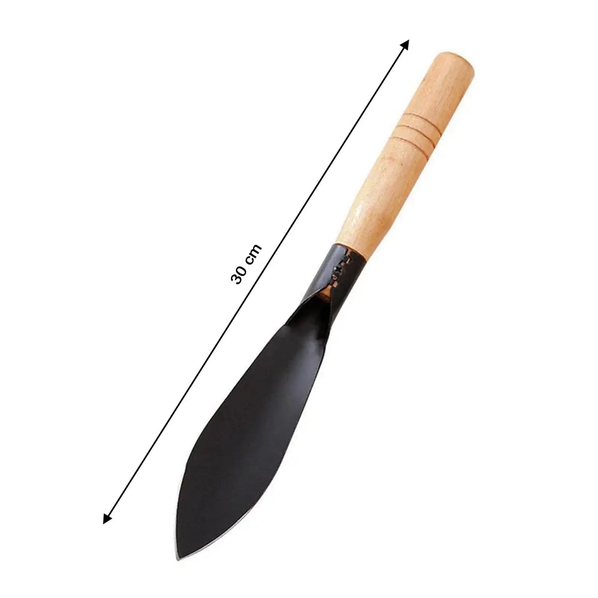 Heavy Duty Gardening Trowel With Wooden Handle (1 Pc) HP DD
