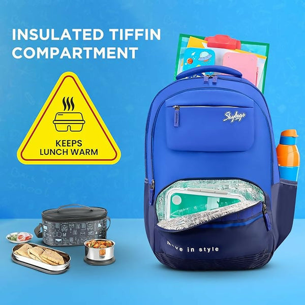 Skybags Bussin 42L Casual Backpack spacious, stylish unisex backpack HalfPe - FW -TPT