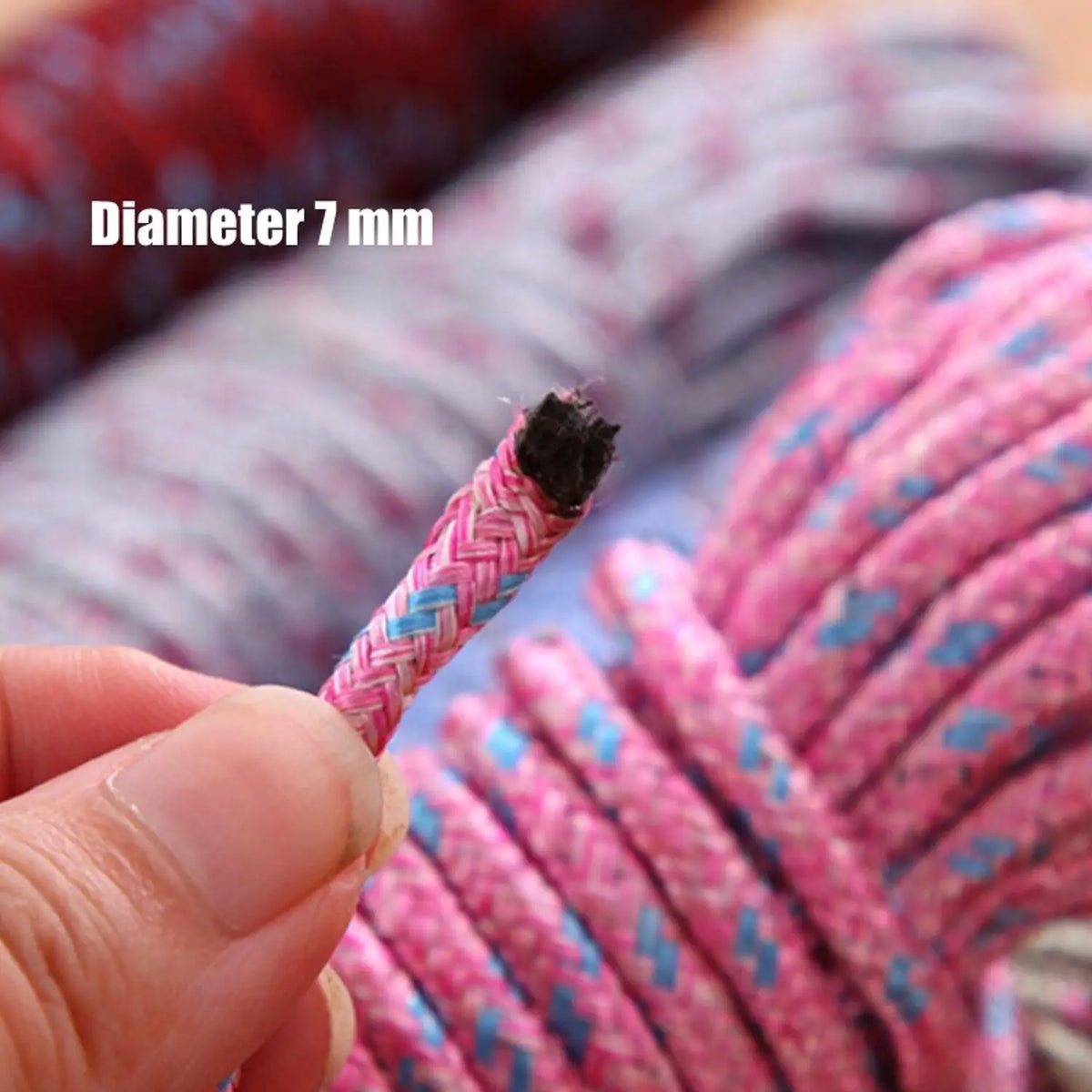 10 Meter Heavy Duty Laundry Drying Clothesline Rope Portable Travel Nylon Cord Sturdy Clothes Line For Outdoor Camping Indoor Crafting Art Projects HP DD