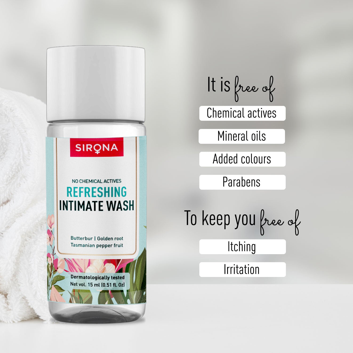 Sirona Intimate Wash - (15 ml x2 = 30ml)