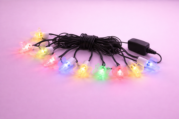 Multi Design Decorative LED String Lights for Home, Festival & Party Décor- Black wire HalfPe - FW -TPT