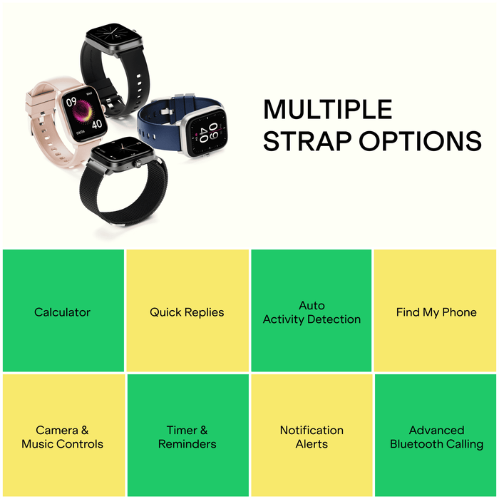 boAt Wave Astra 4 HD Smartwatch with Bluetooth Calling, Functional Crown, Metallic Finish, 1.83" HD Display, 100+ Sports Modes & IP68 Water Resistance (Multicolor)