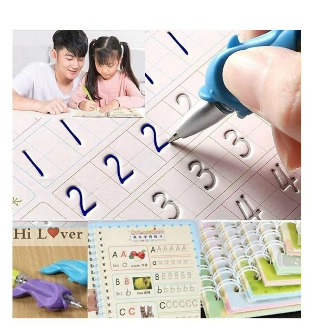 Reusable Magic Tracing Copybooks for Kids – Alphabet, Numbers & Drawing Practice Set JR Enterprise