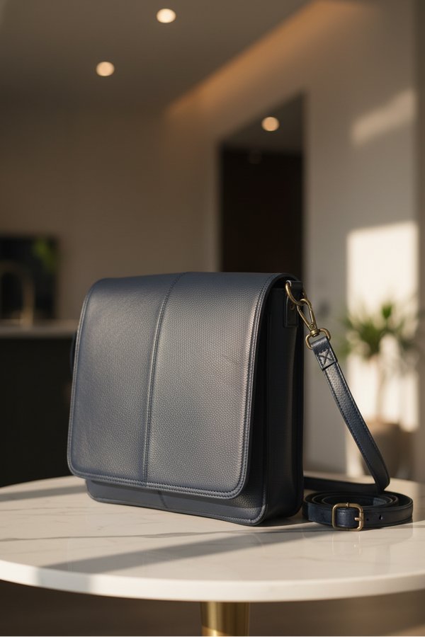Elegant Dark Blue Sling Bag – Minimalist & Practical for Everyday Use RAYORA ENTERPRISE