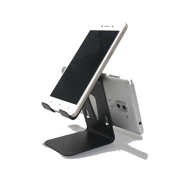Heavy-Duty Metal Mobile Holder Universal Desk Stand for Smartphones & Tablets