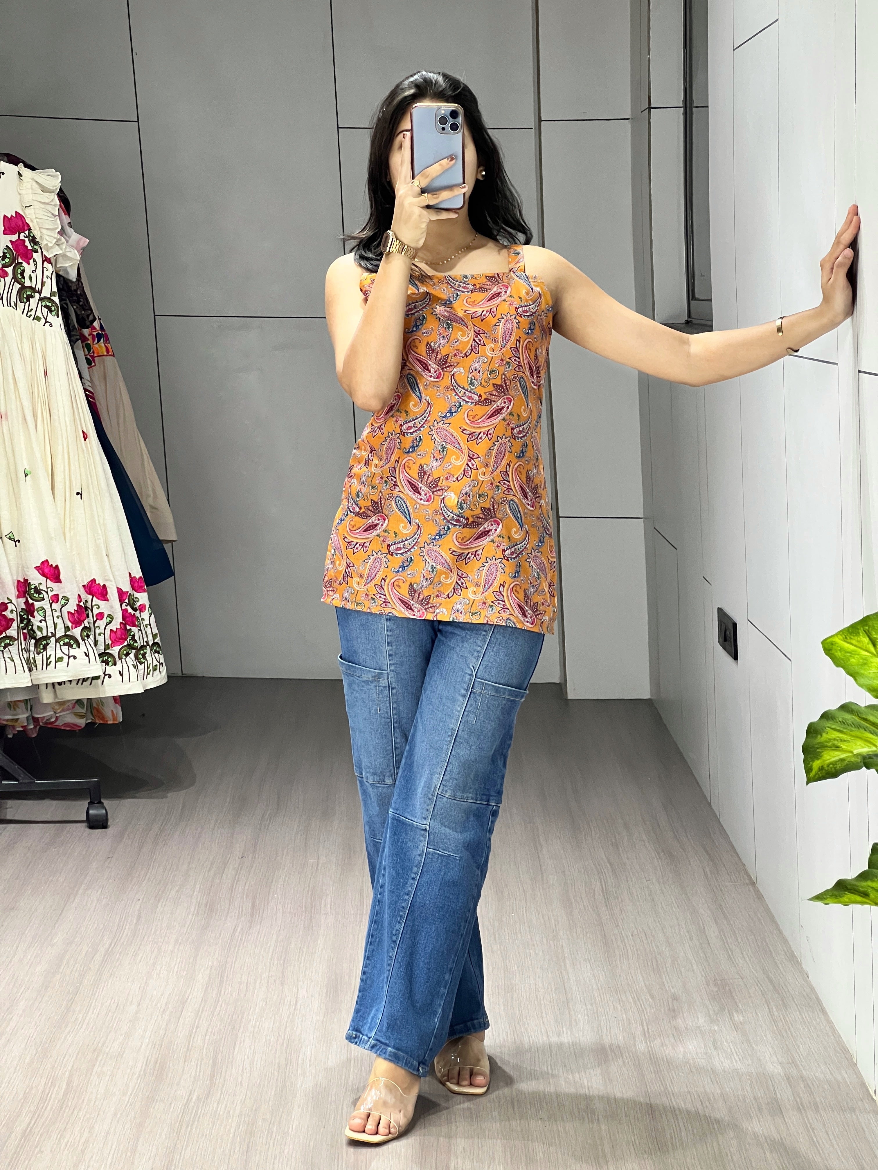Letest Trending Collection Printed Short Tunic