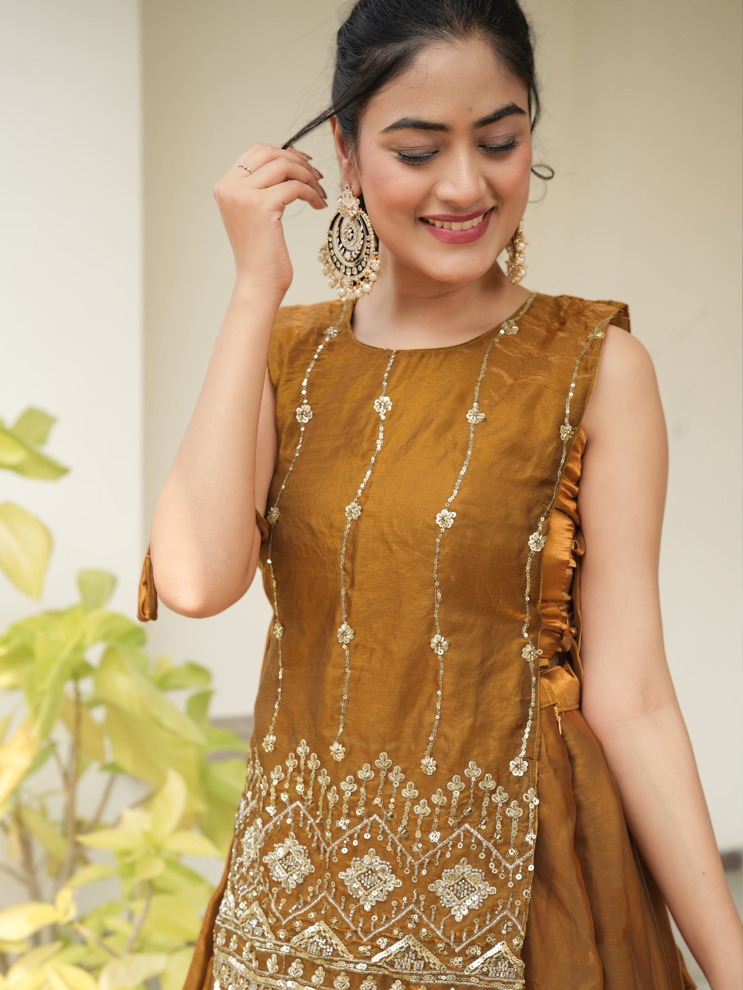 Premium Beads Embroidered jacket-Lehenga Sets