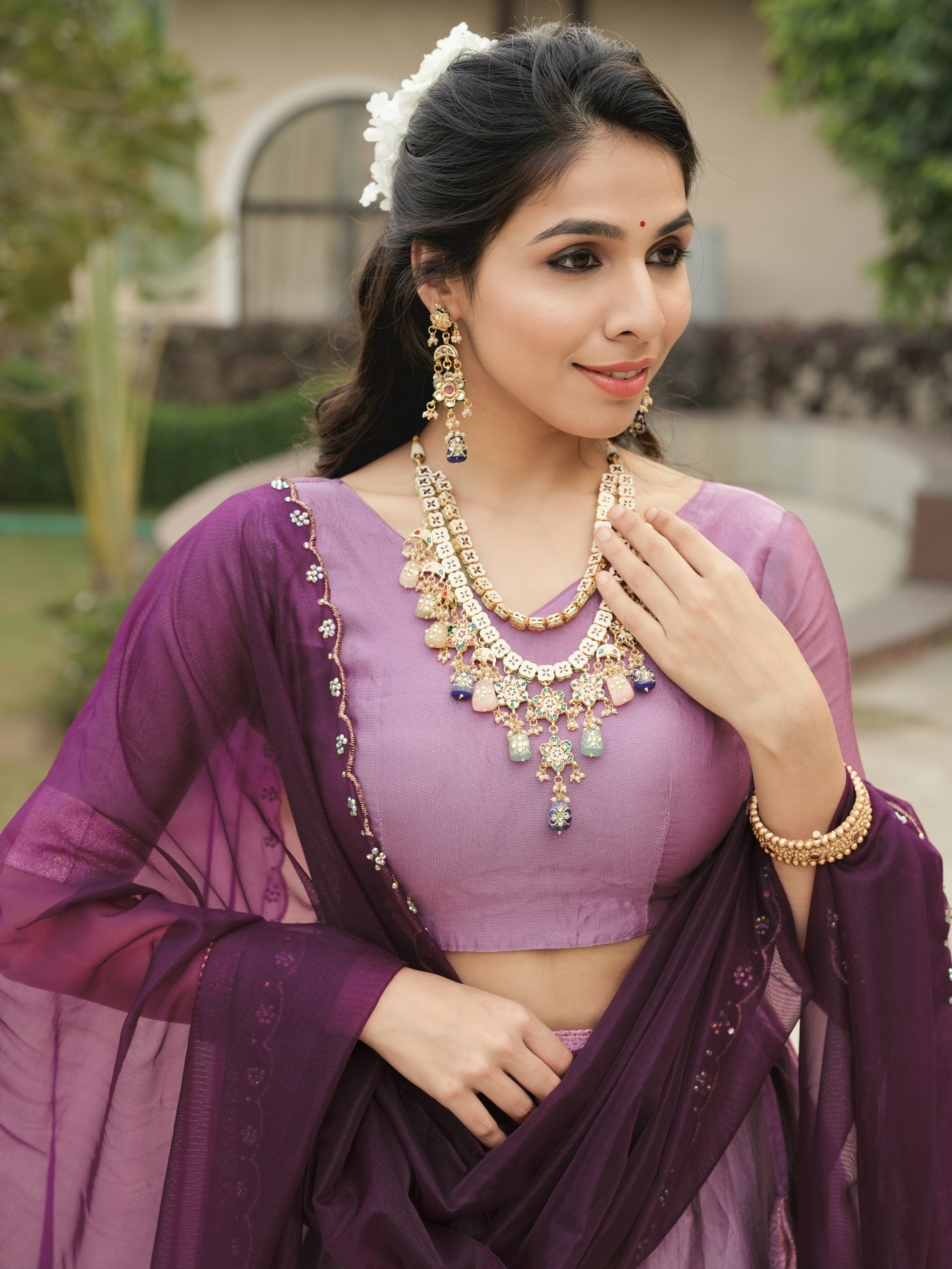 Silk Woven Lehenga Choli With Dupatta Sets