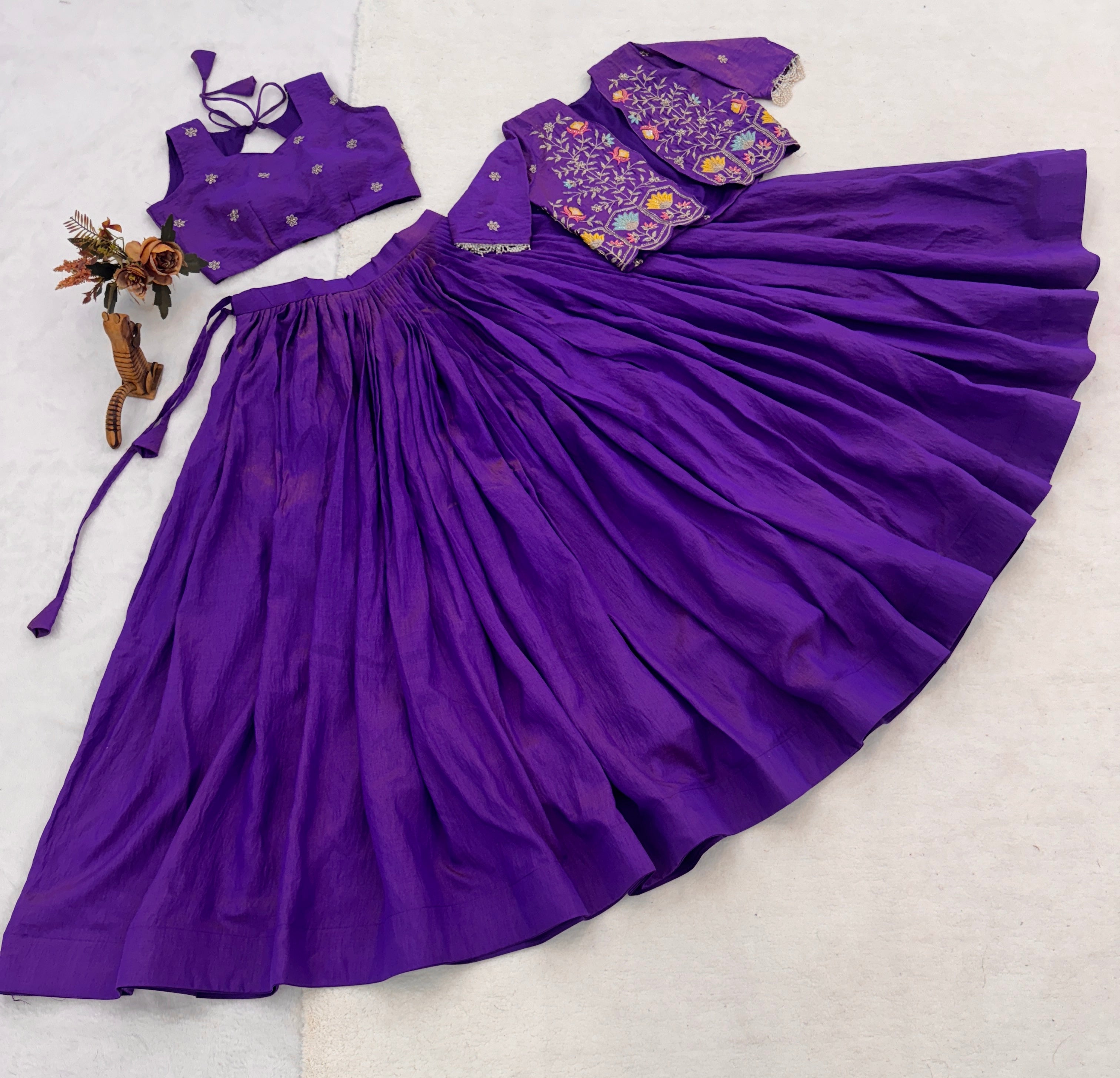 Premium Embroidered jacket-Lehenga Sets