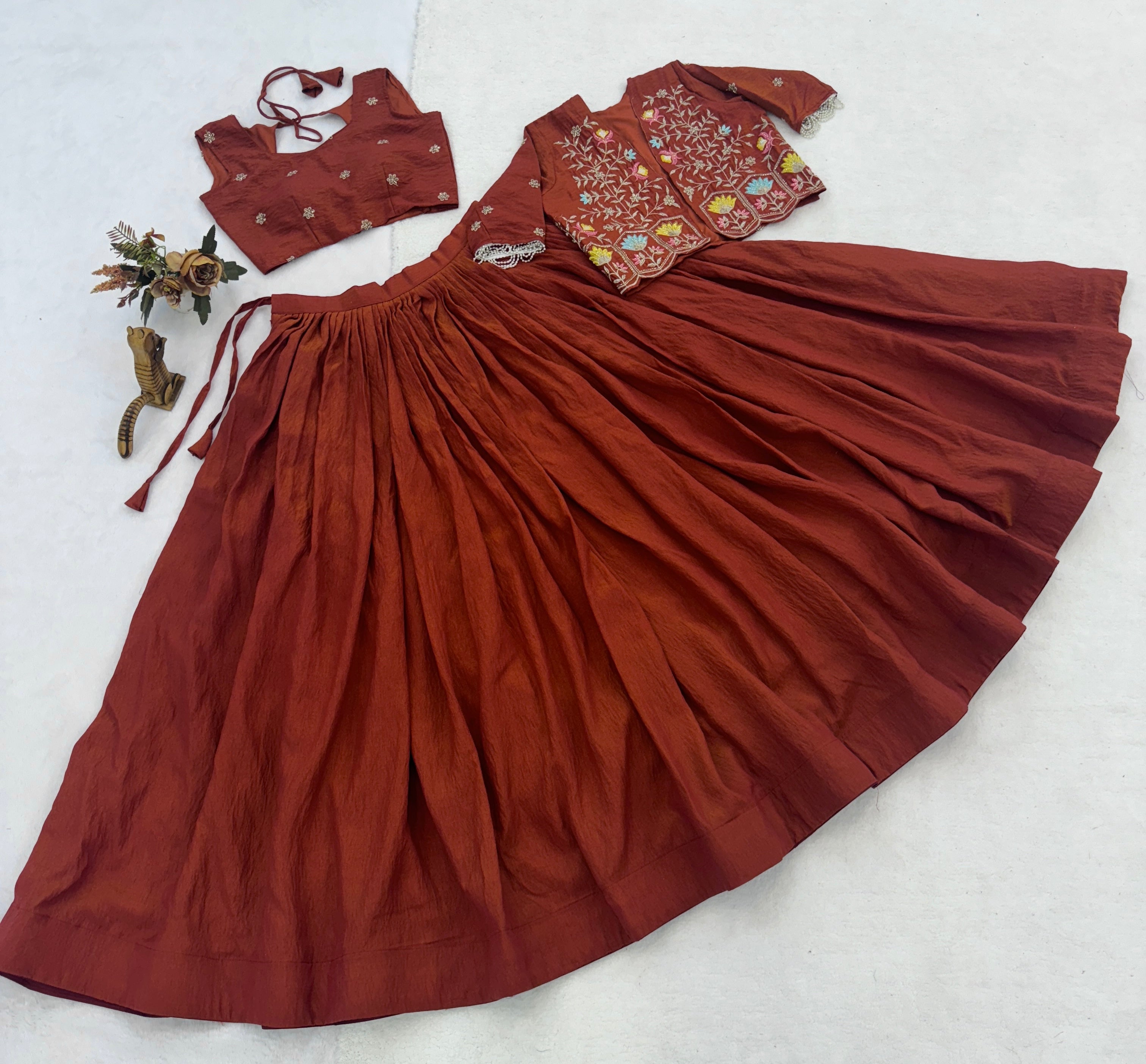 Premium Embroidered jacket-Lehenga Sets