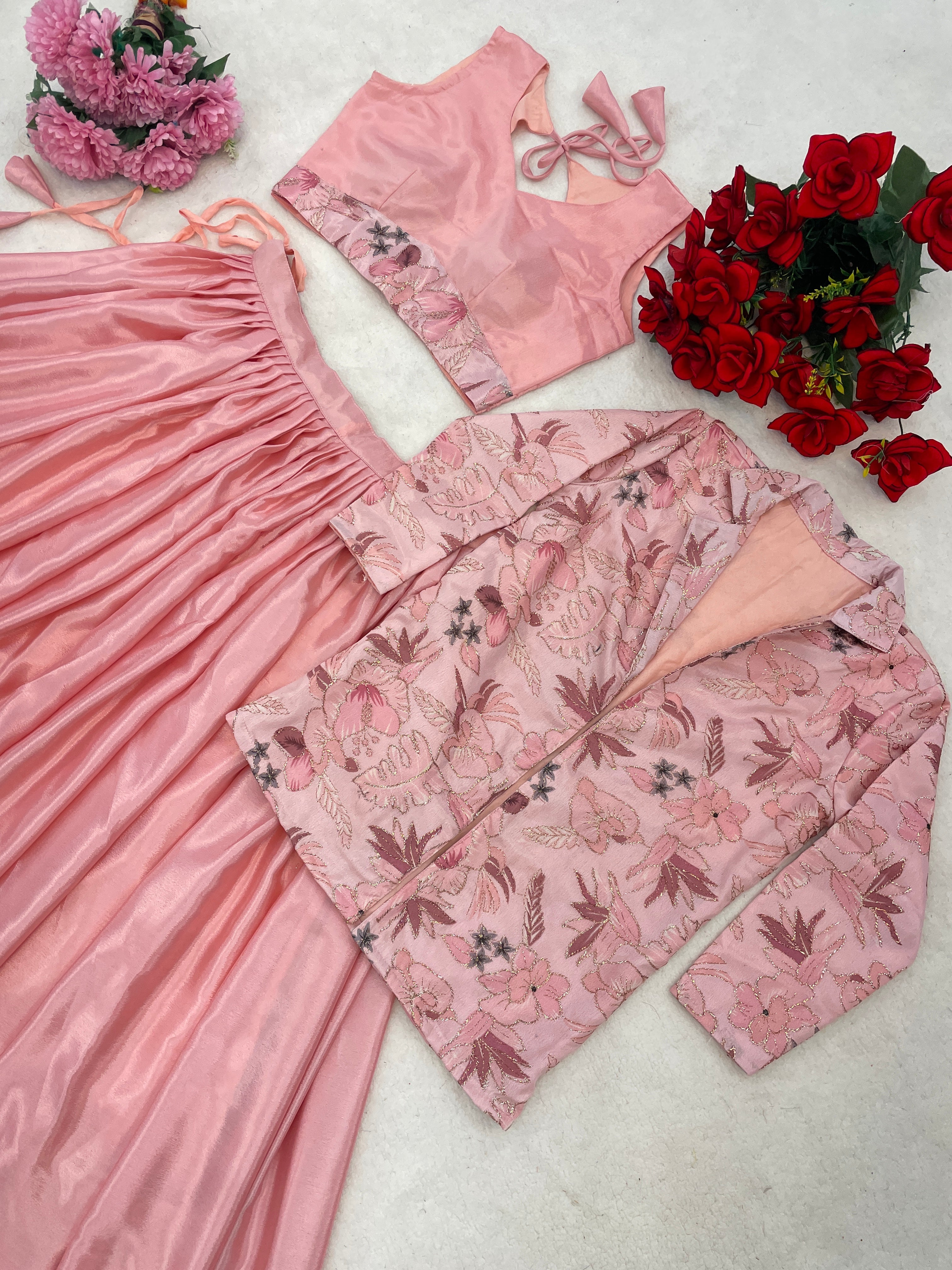 Premium New Embroidered Print Koti Sets