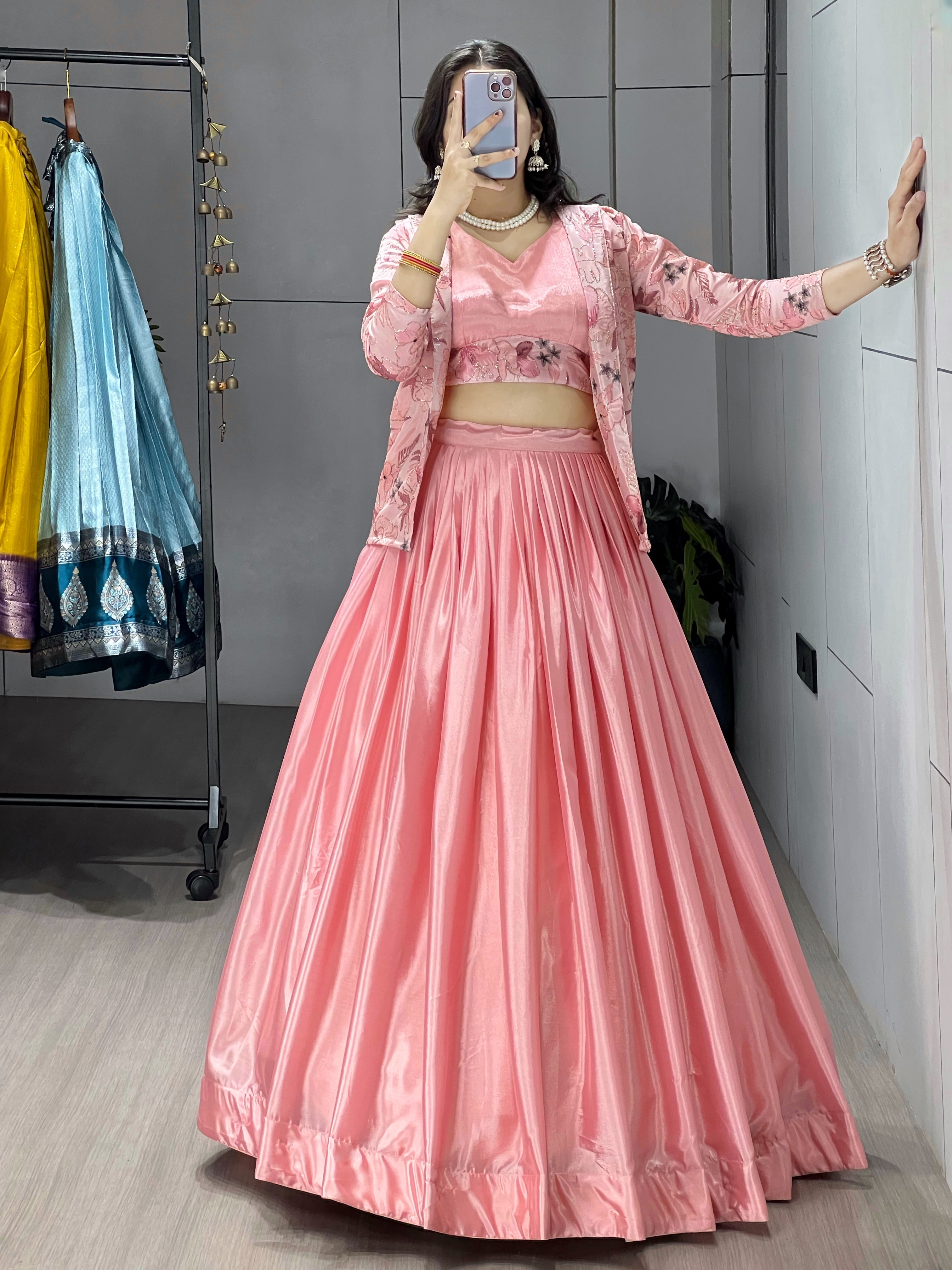 Premium New Embroidered Print Koti Sets