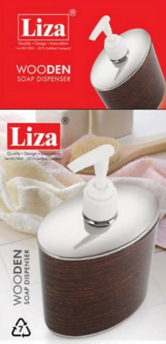 Liza Opal Liquid Soap Pump Dispenser for Bathroom & Kitchen – 420 ml (Multicolour) HalfPe - FW -TPT