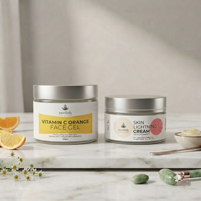Vitamin c boost kit: cream (50gm) + gel (100gm) combo pack of 2 | NEOLITH