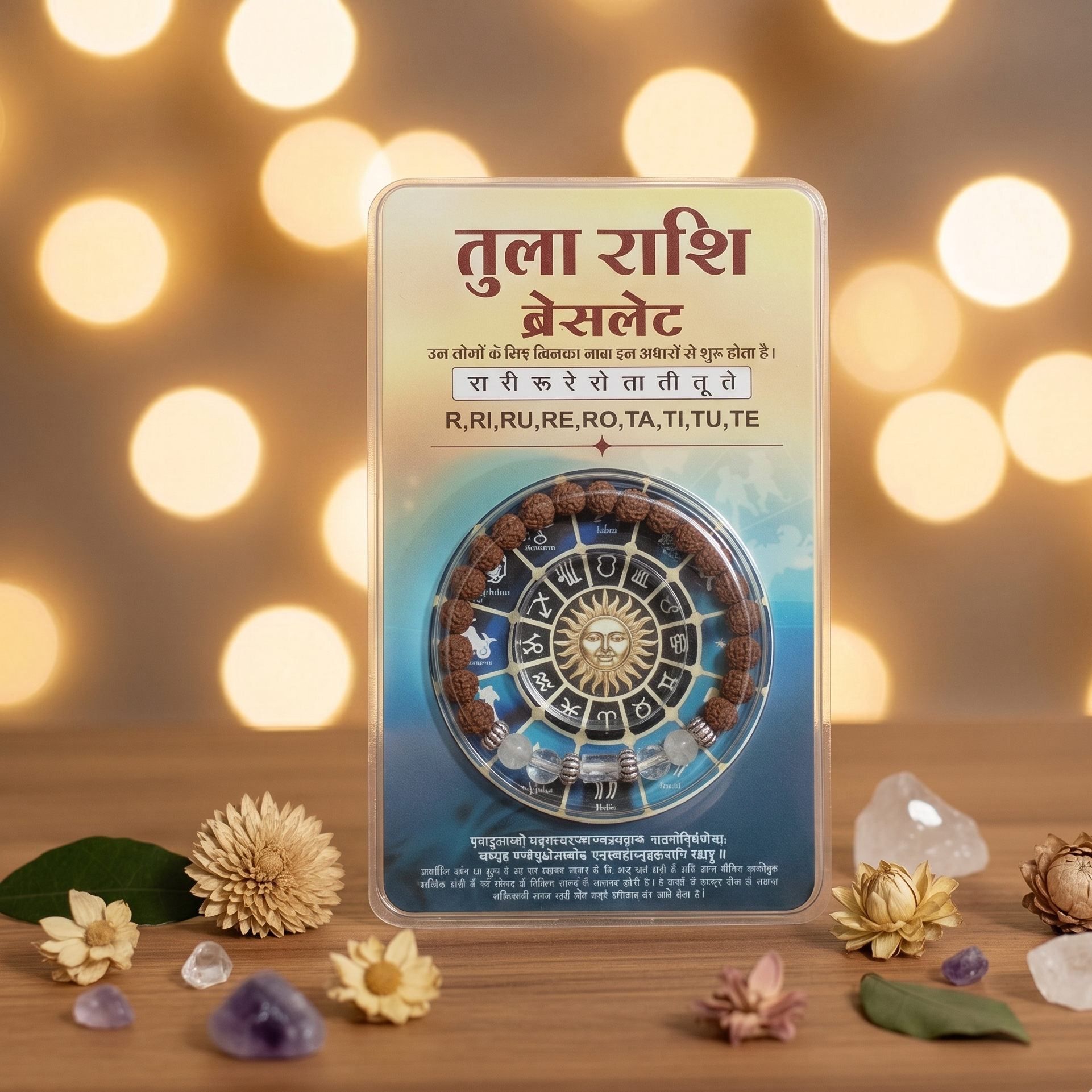Libra Rashi Rudraksha Bracelet (Tula Rashi-తుల రాశి) – Love, Balance & Positive Energy Band