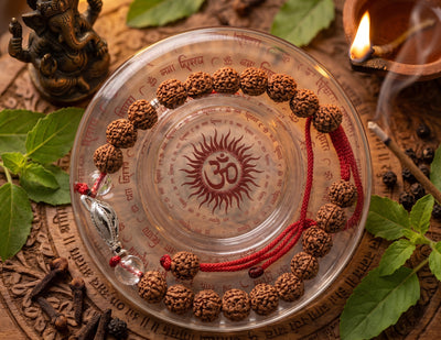 1 Mukhi Rudraksha Bracelet – Rare Sacred Beaded Bracelet for Spiritual Growth, Focus & Divine Blessings