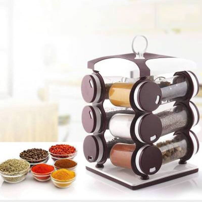 12-Piece Spice Jar Set