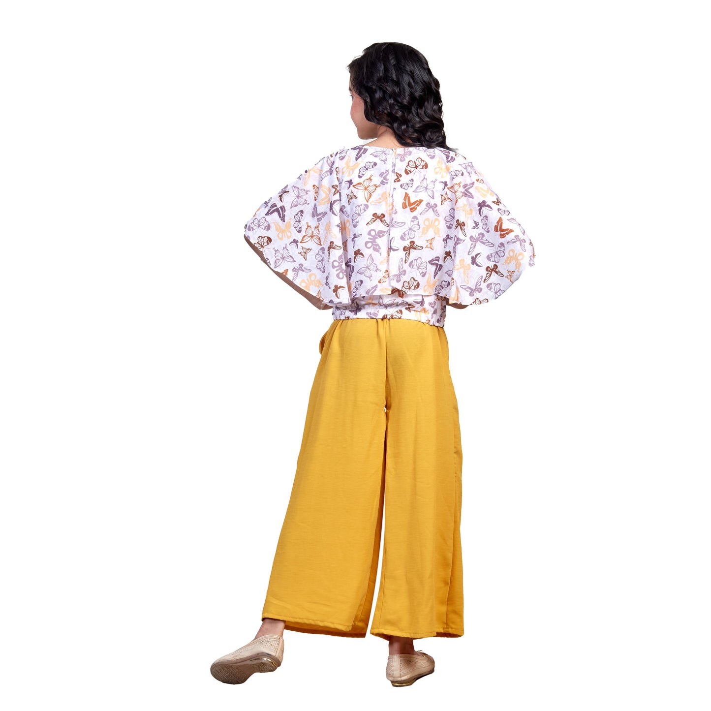 Turquoise Blue Polka Dots Flutter Sleeves Dress KA00072 Moozoo Fashions