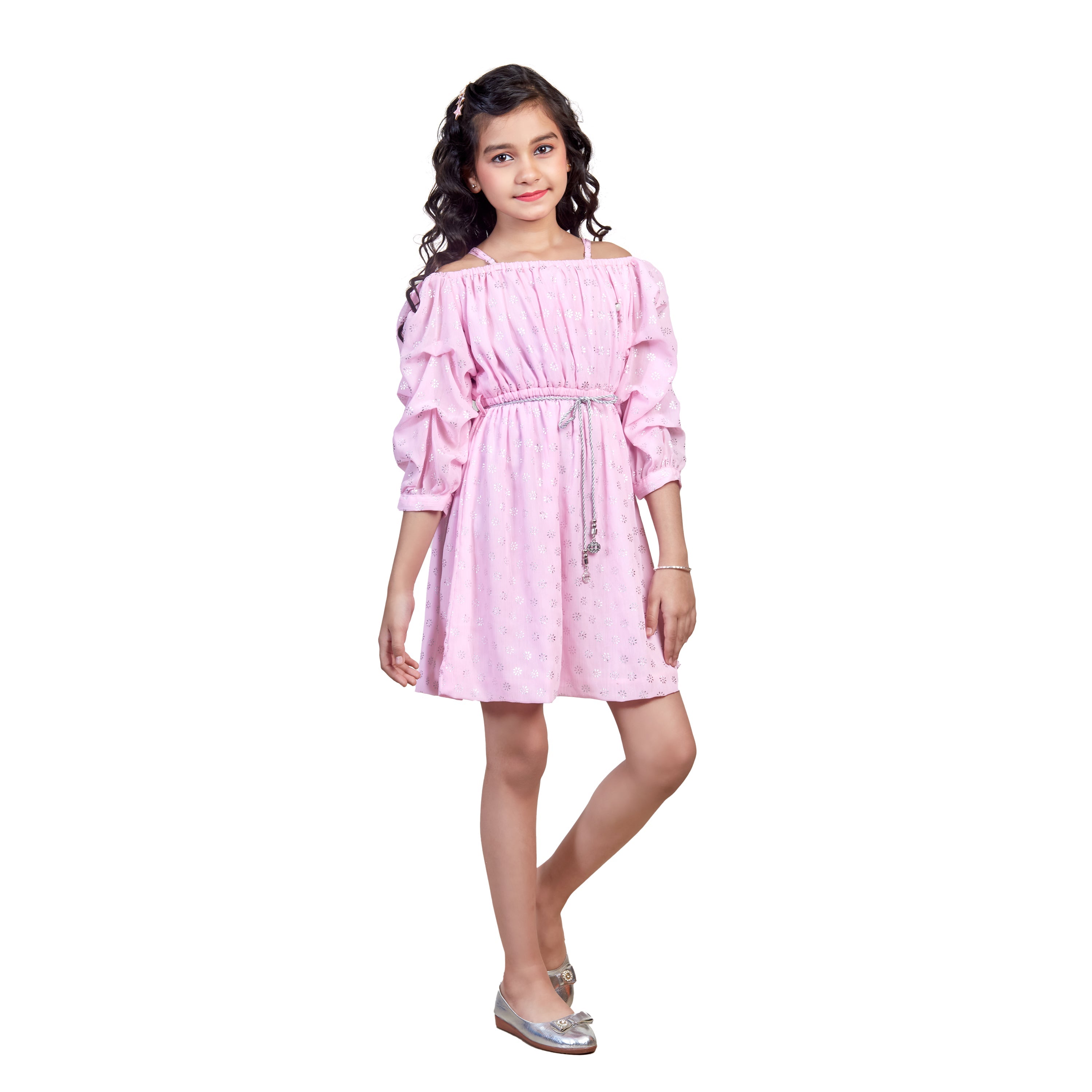 Floral Off-Shoulder Dress Moozoo Fashions
