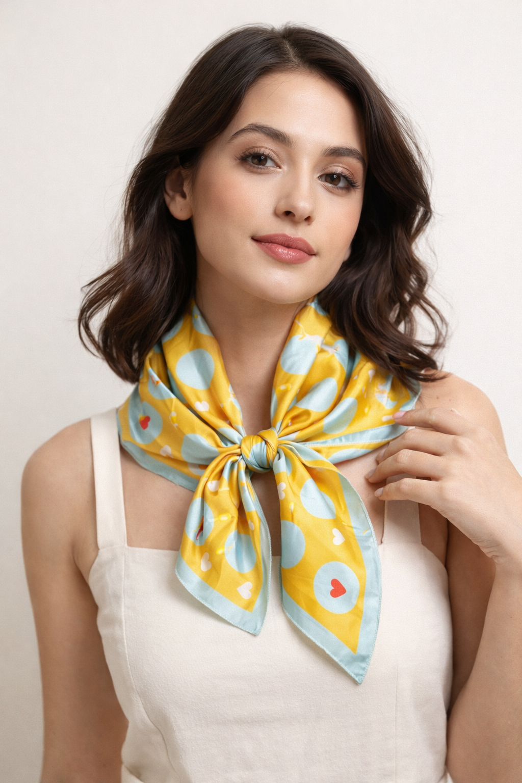 Beautiful Satin Printed Scarves