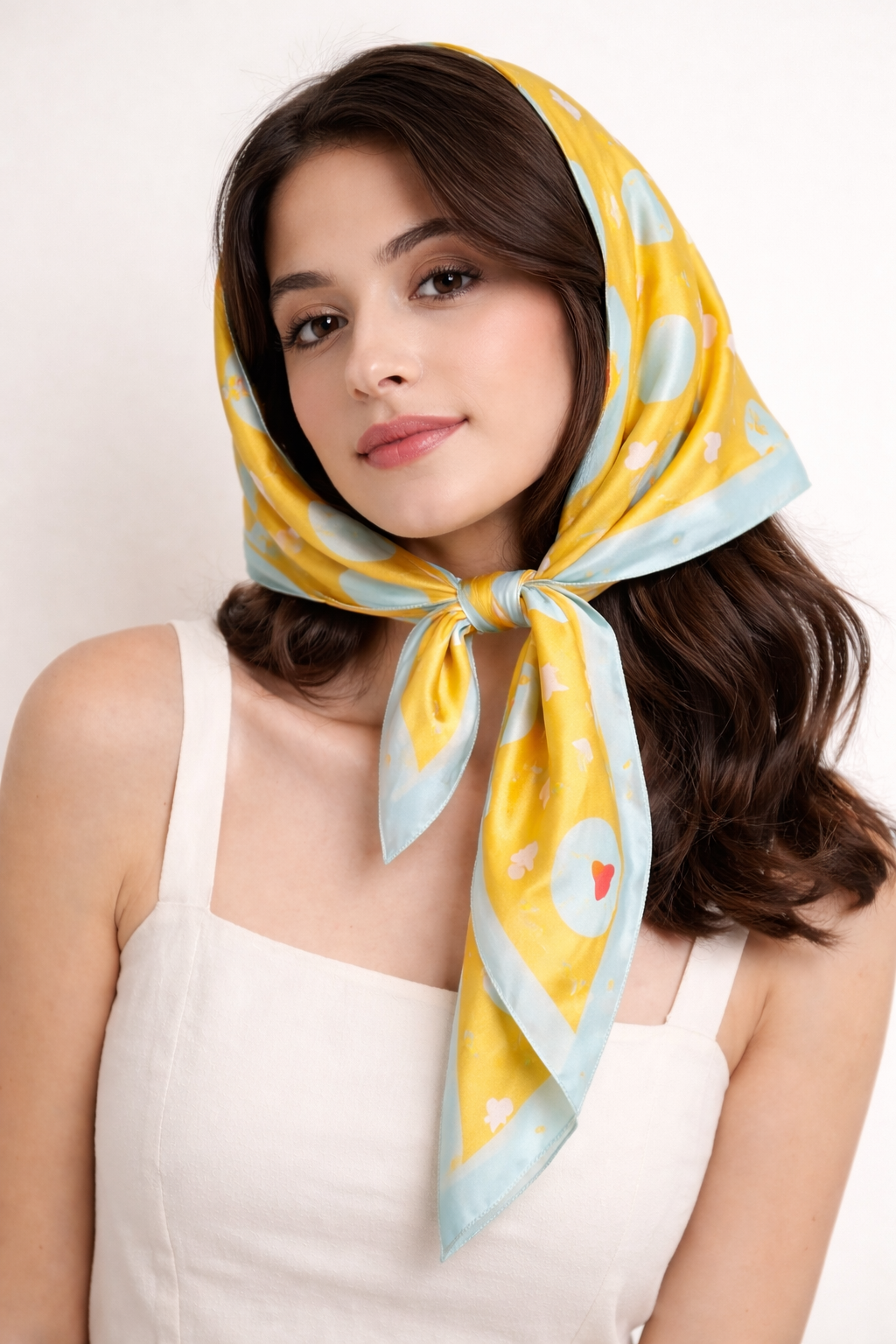 Beautiful Satin Printed Scarves