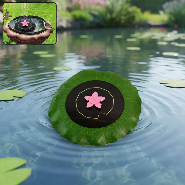 Solar-powered Floating Fountain Pump For Ponds