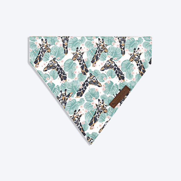 HUFT Jungle Collection Towering Grace Reversible Dog Bandana - Heads Up For Tails
