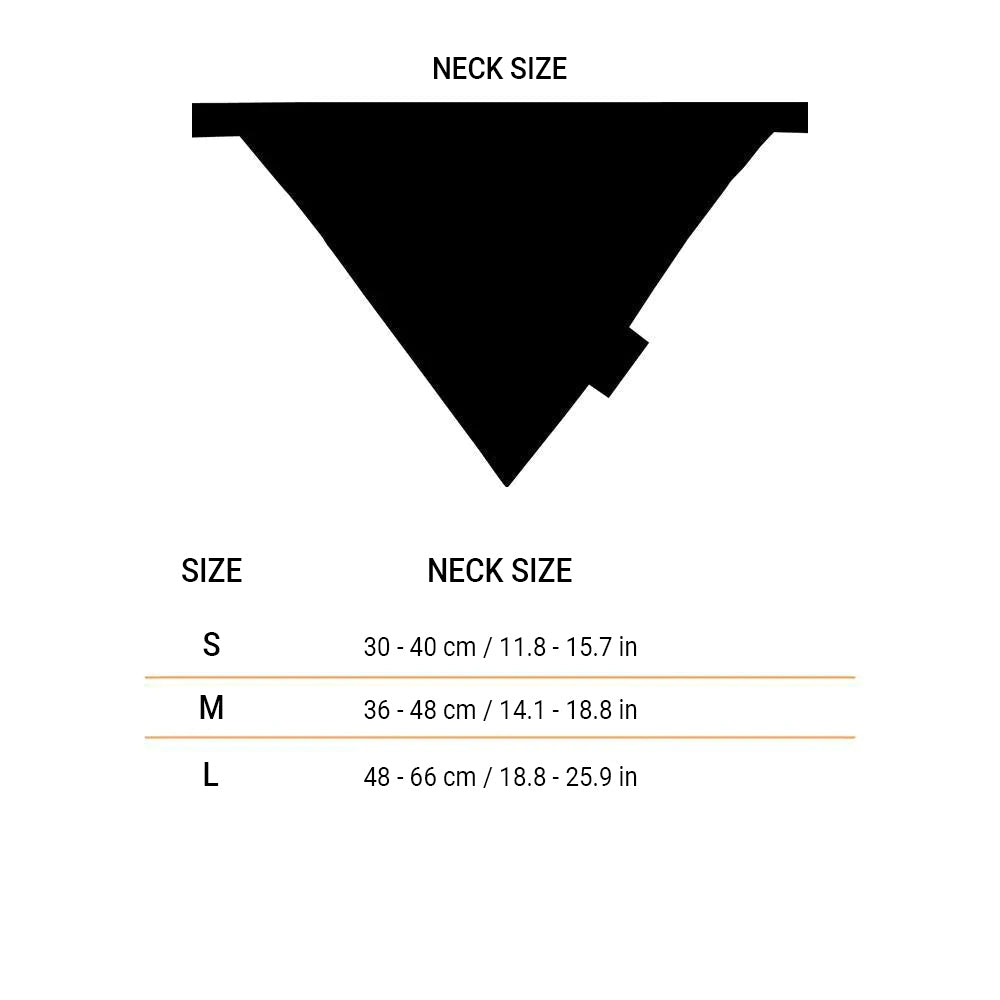 HUFT The Indian Collective Pankti Dog Bandana - Indigo - Heads Up For Tails