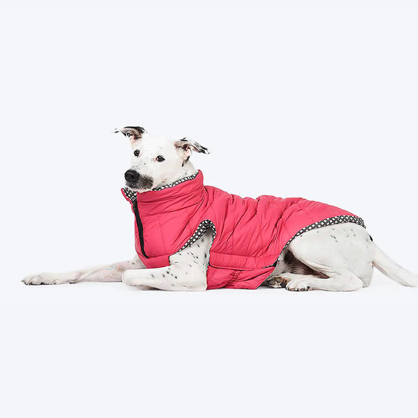 HUFT Cozy Pupper Dog Jacket - Pink - Heads Up For Tails