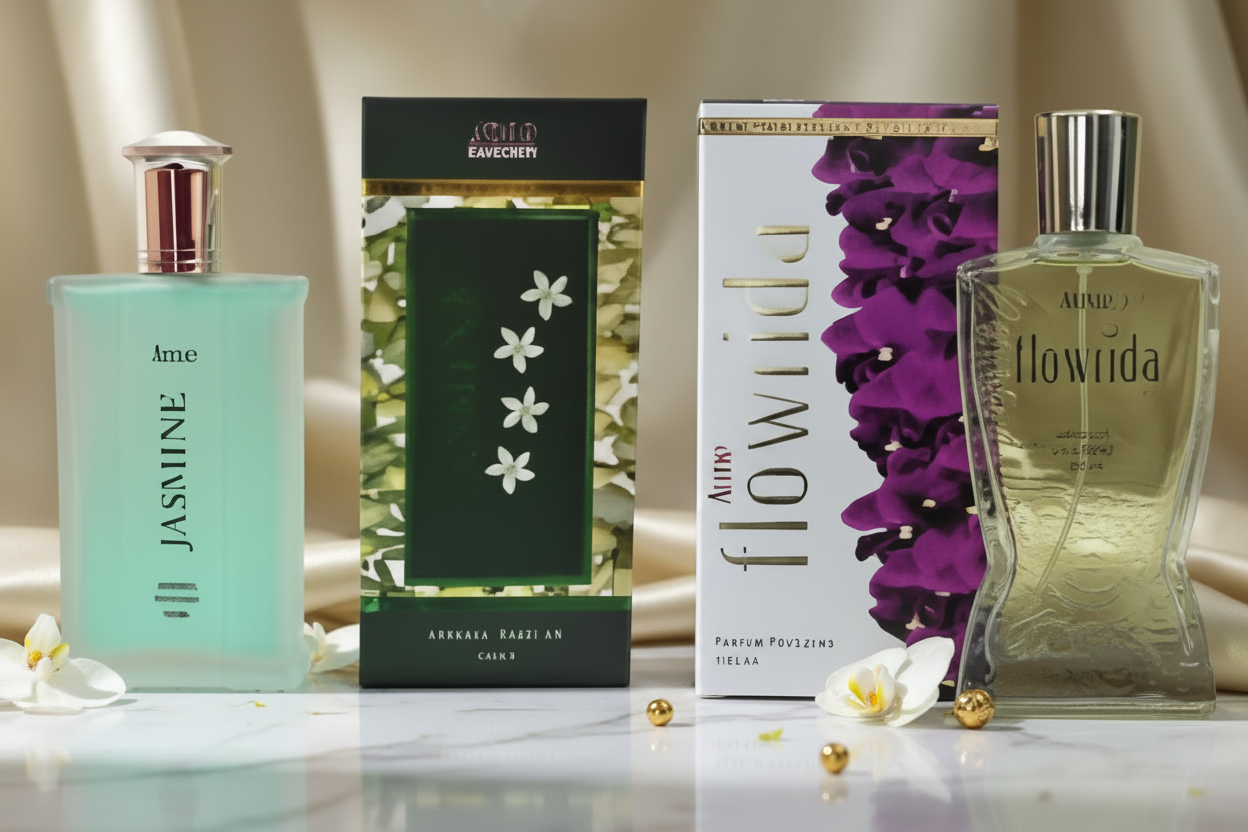 Aone Jasmine and Flowrida Perfume for men 100ml each (Pack of 4, 400ml) Gimanifragrances