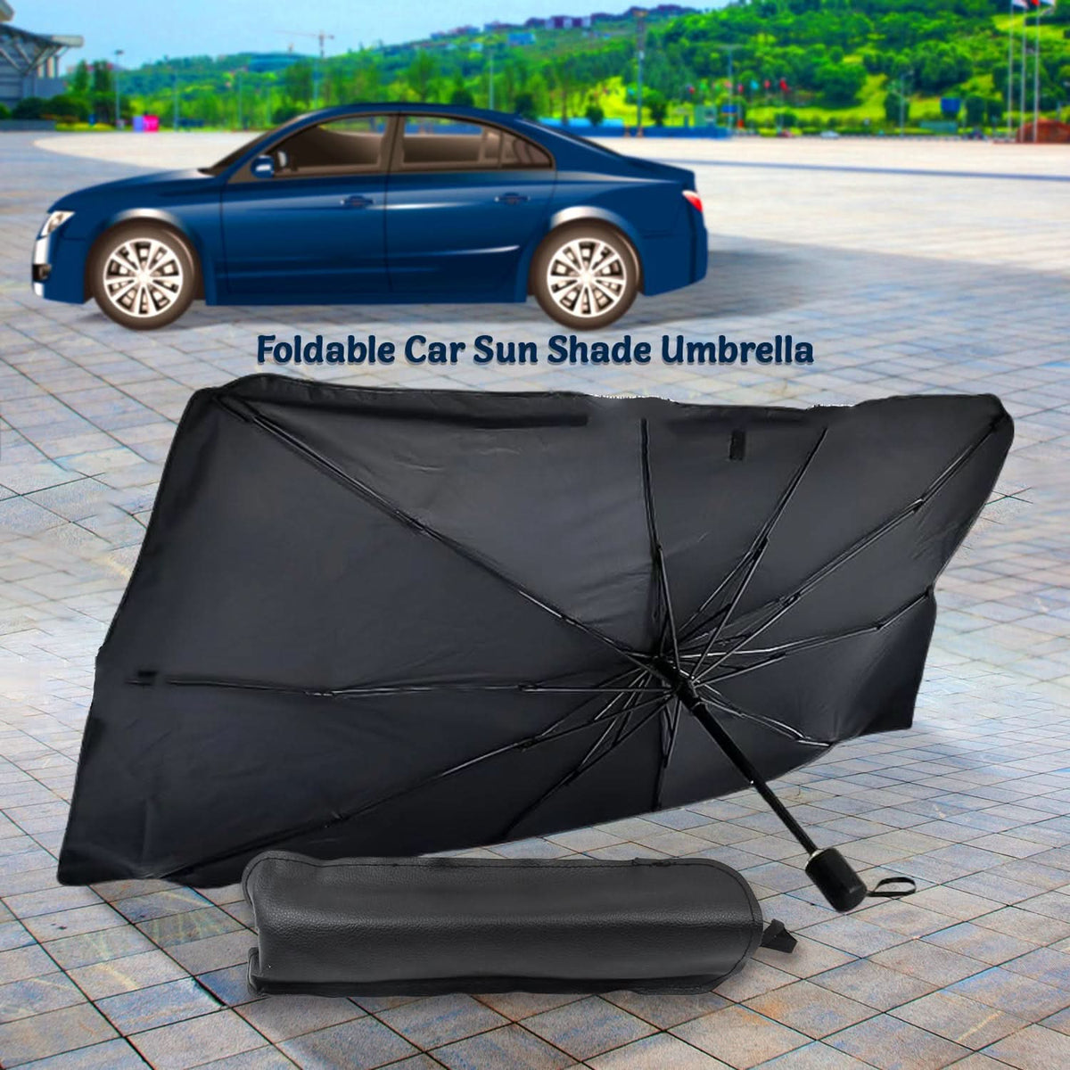 Windshield Umbrella Sun Shade Cover For Car (1 Pc) HP DD