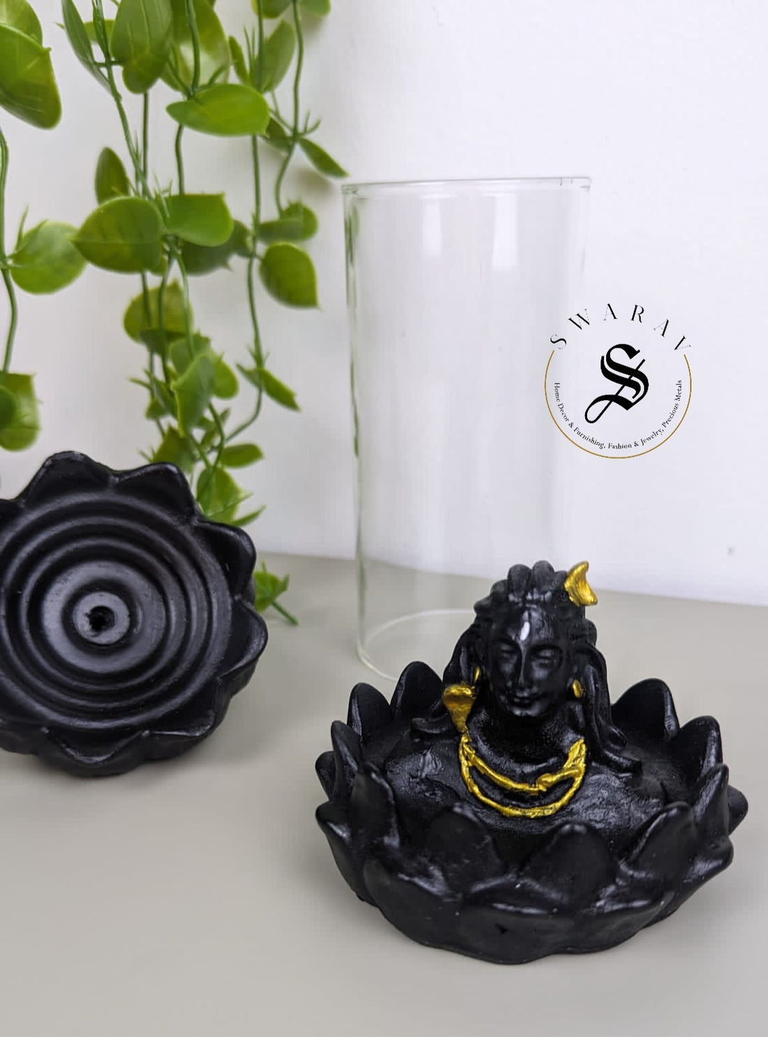 Lord Shiva Shivling Adiyogi Smoke backflow Fountain collectivezone