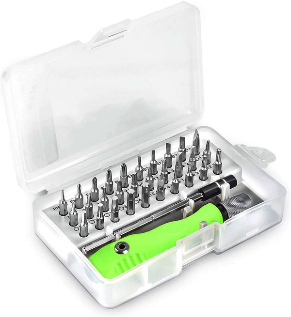 Mini Screwdriver Bit Set with Magnetic Extension Rod
