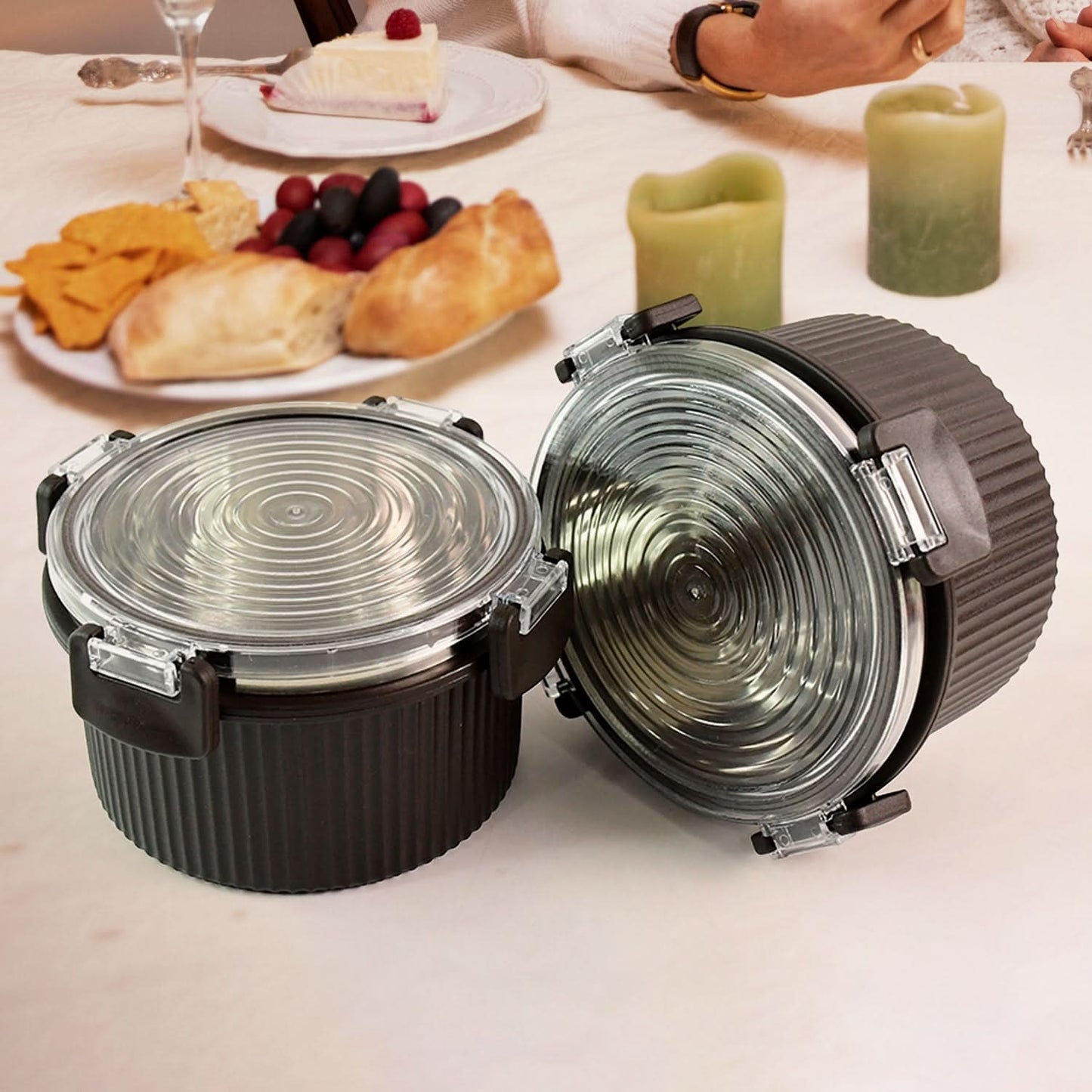 Apex Rustic Jar Set 2 Pcs 450ml Each Approx