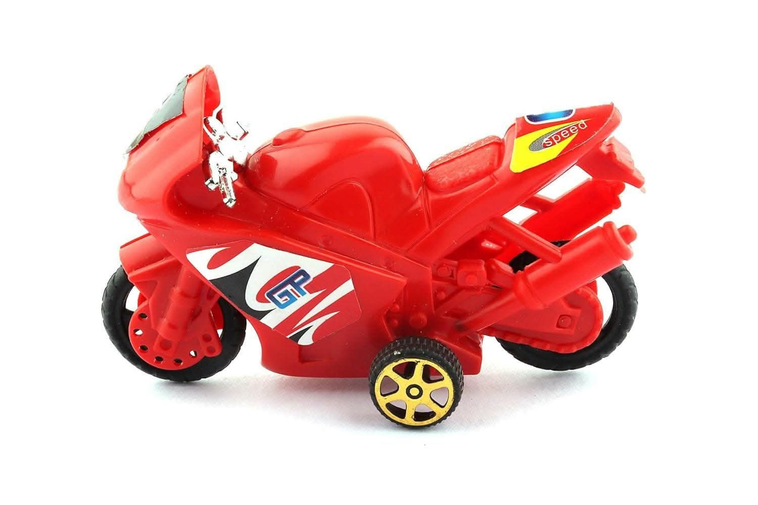 Generic Plastic Bike Toy for Kids (Red) - HalfPe