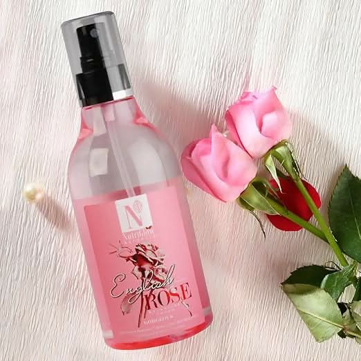 NUTRIGLOW NATURAL'S ENGLISH ROSE BALANCE TONER/ SKIN MOISTURIZATION/NO PARABENS (300ml) PE- BLR-Exclusive New