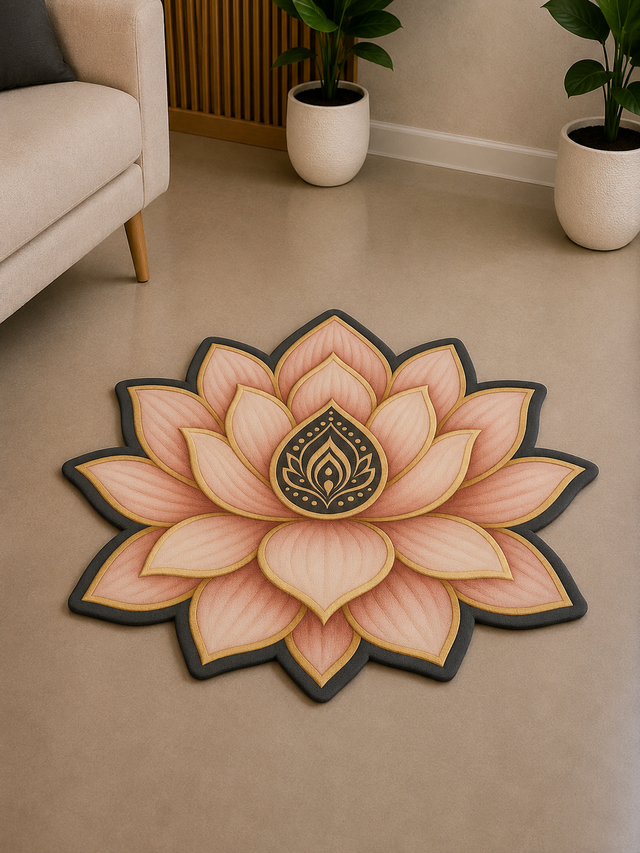 25X25 Inches Modern Decorative Door Mat | Water Absorbent Floor Mat for Living Room.