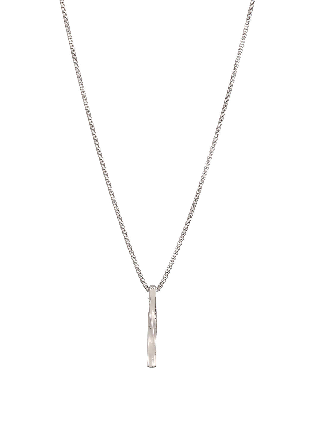 Silver-Toned Silver-Plated Necklace