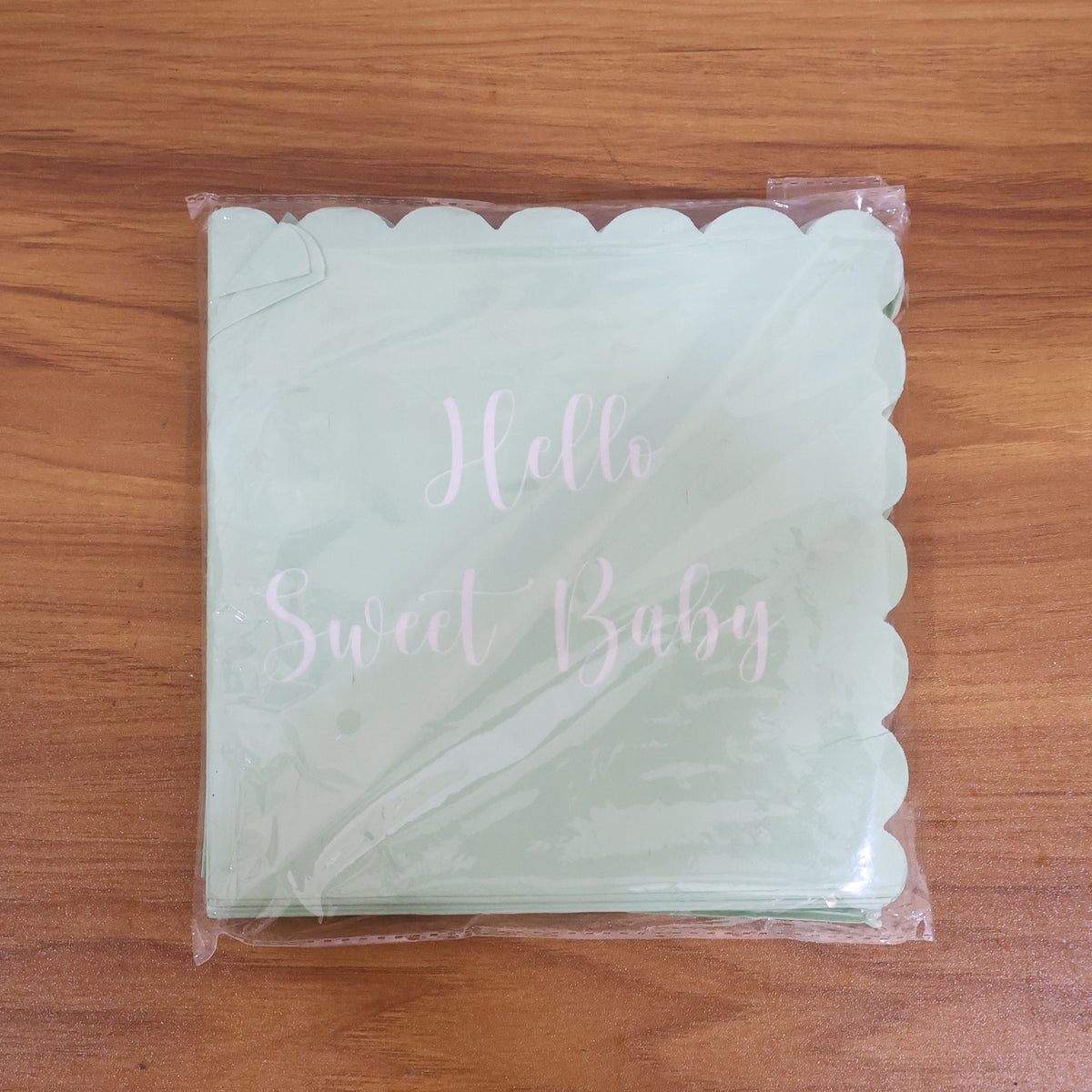 Hello Sweet Baby Party Paper Napkins (31 X 31 Cm 24 Pc)