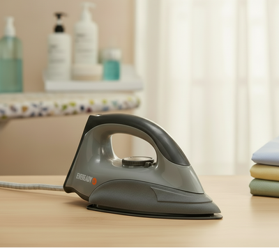 Eveready X1000 Dry Iron 1000W – Lightweight Non-Stick Soleplate with 2 Year Warranty HalfPe - FW -TPT