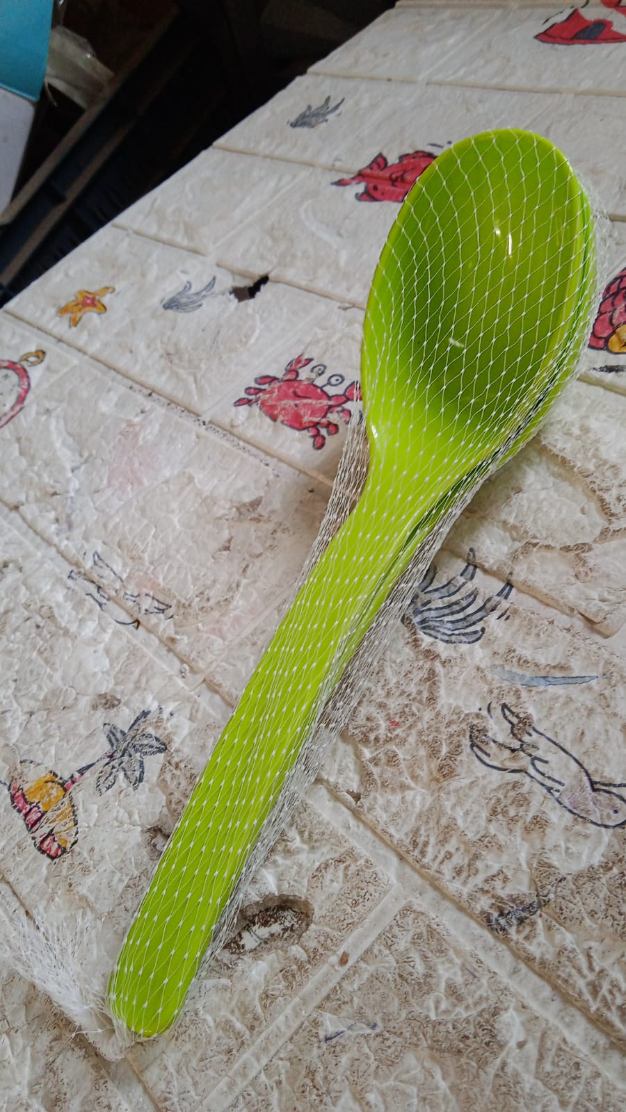 Plastic Spoon Kitchen Multipurpose Serving Ladle For Frying Serving Turner Curry Ladle Serving Rice Spoon Used While Eating And Serving Food Stuffs Etc (2 Pcs Set 10 Inch )
