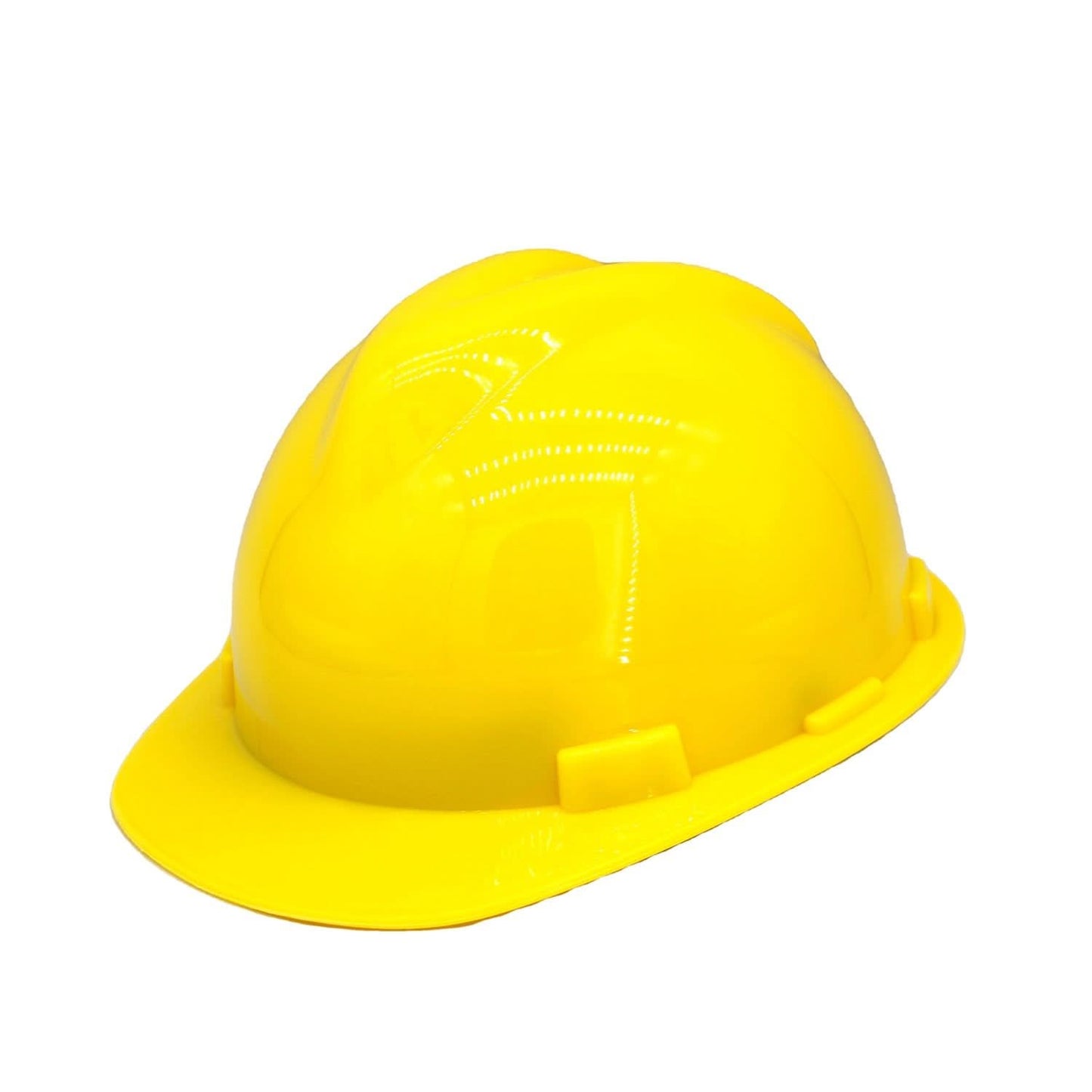 Yellow Plastic Hard Hat – Adjustable Construction Safety Helmet for Kids & Adults