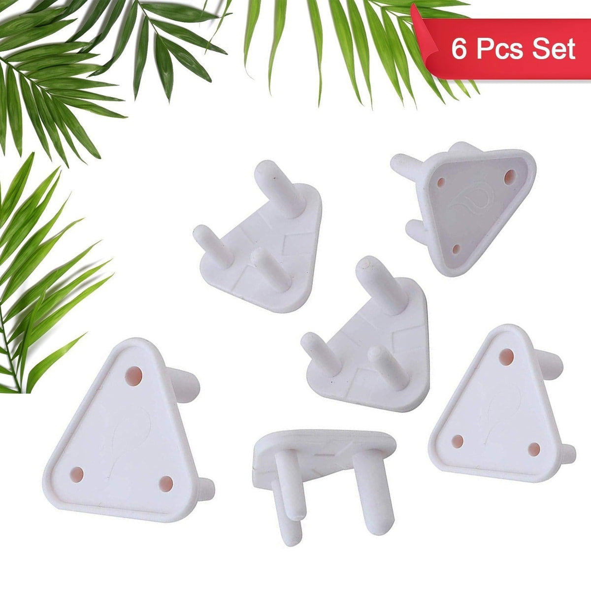 Baby Safety Big Electrical Socket Cover Outlet Plug Protector For Child Proofing In Home School Office (6pc Set) HP DD