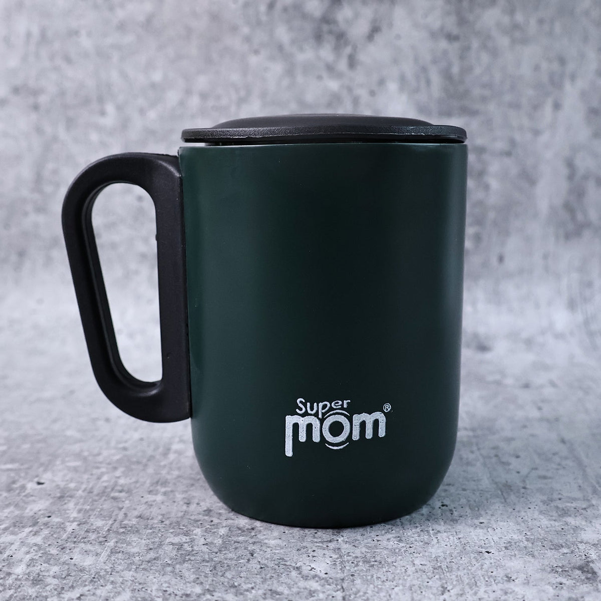 Supermom Metallic Stainless Steel Insulated Mug With Lid Approx 300ml (1 Pc) HP DD